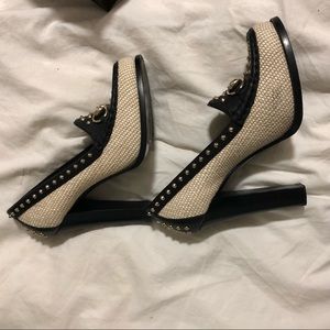 Gucci Spike Loafer Heels